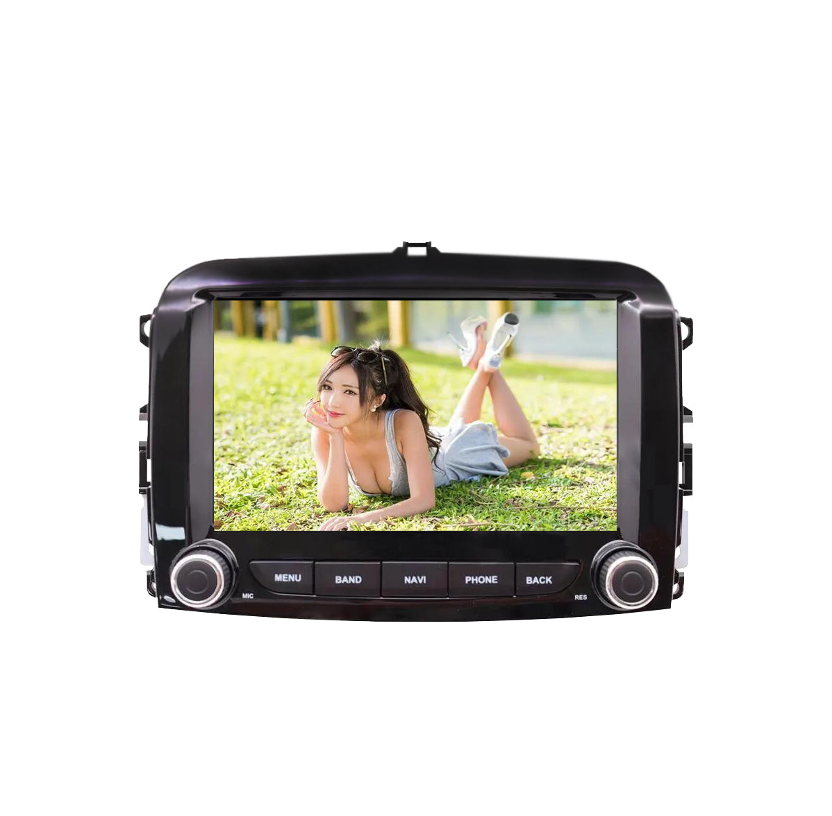 For Fiat 500L Car Radio BT Multimedia Video Player GPS