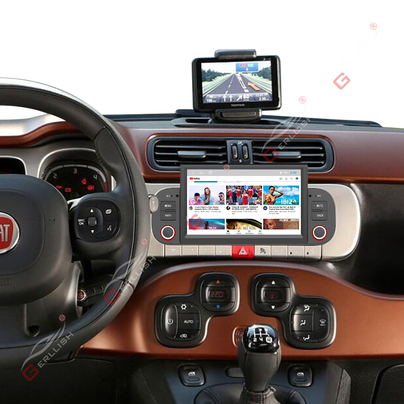 Carplay Auto Android Car DVD Player GPS Map WIFI for FIAT PANDA