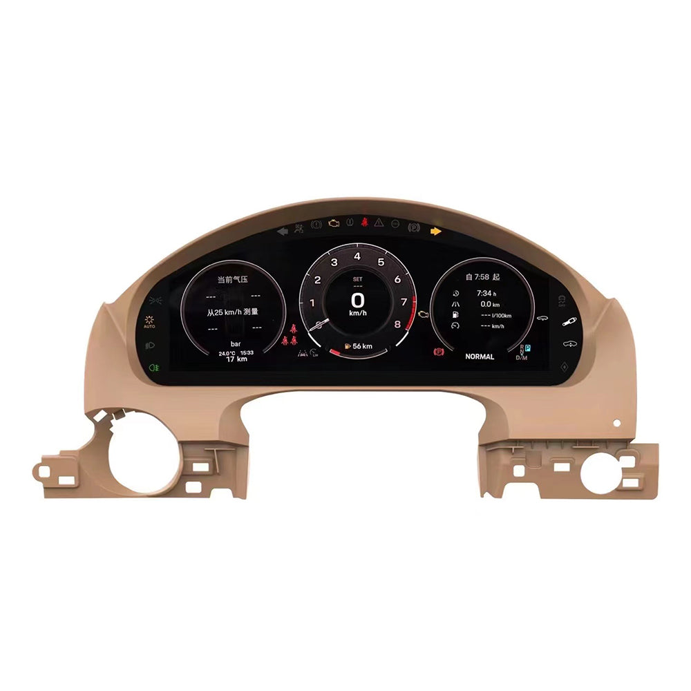 Gerllish LCD Virtual Speedometer, Digital Gauges, Instrument Panel for 2010-2017 Porsche Panamera /Cayenne upgrade 2024