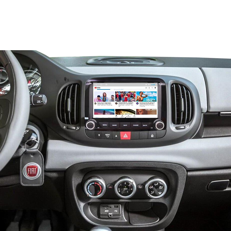 For Fiat 500L Car Radio BT Multimedia Video Player GPS