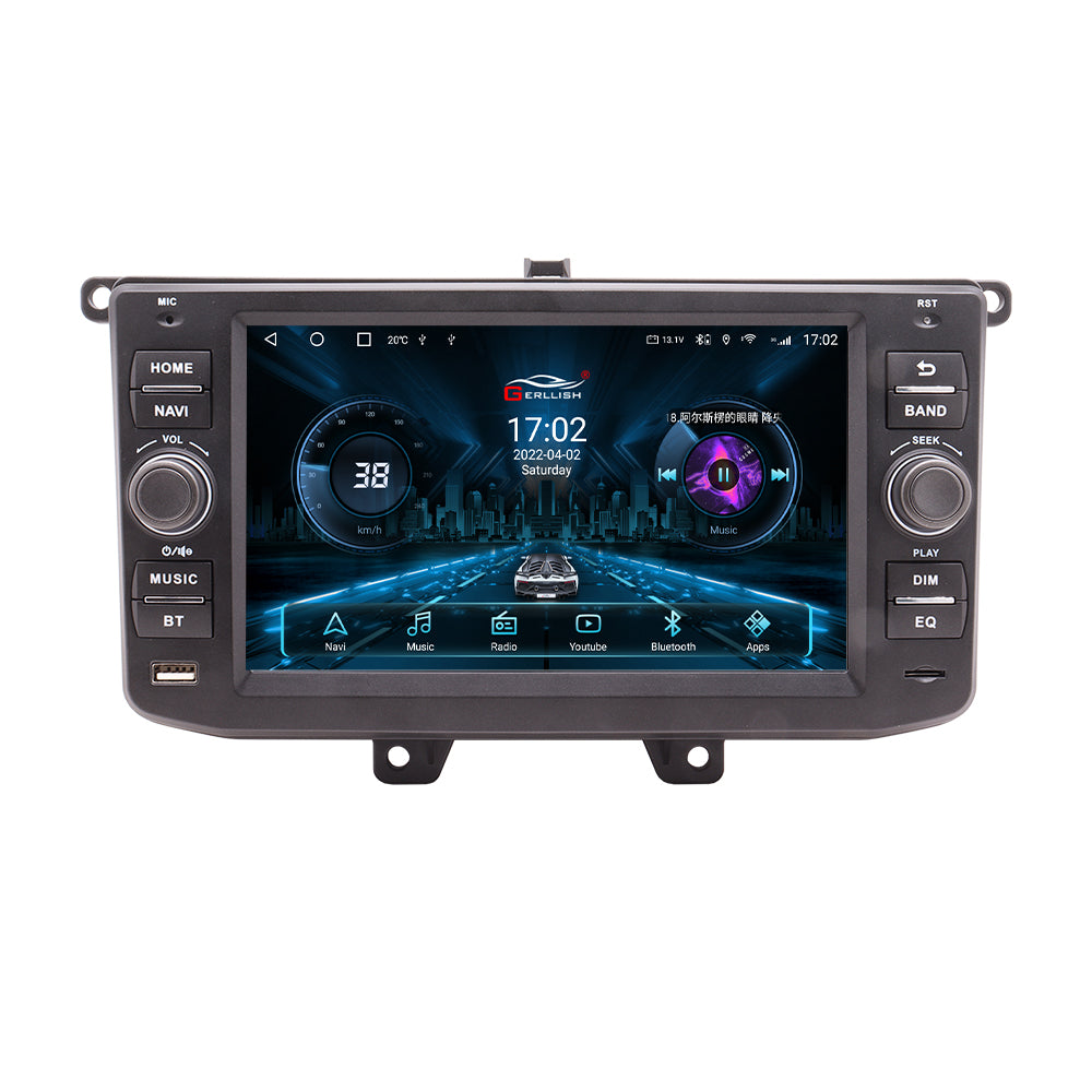 Gerllish Android touch screen Car Radio Android Auto GPS Wifi FM RDS For scania R 2016-2020