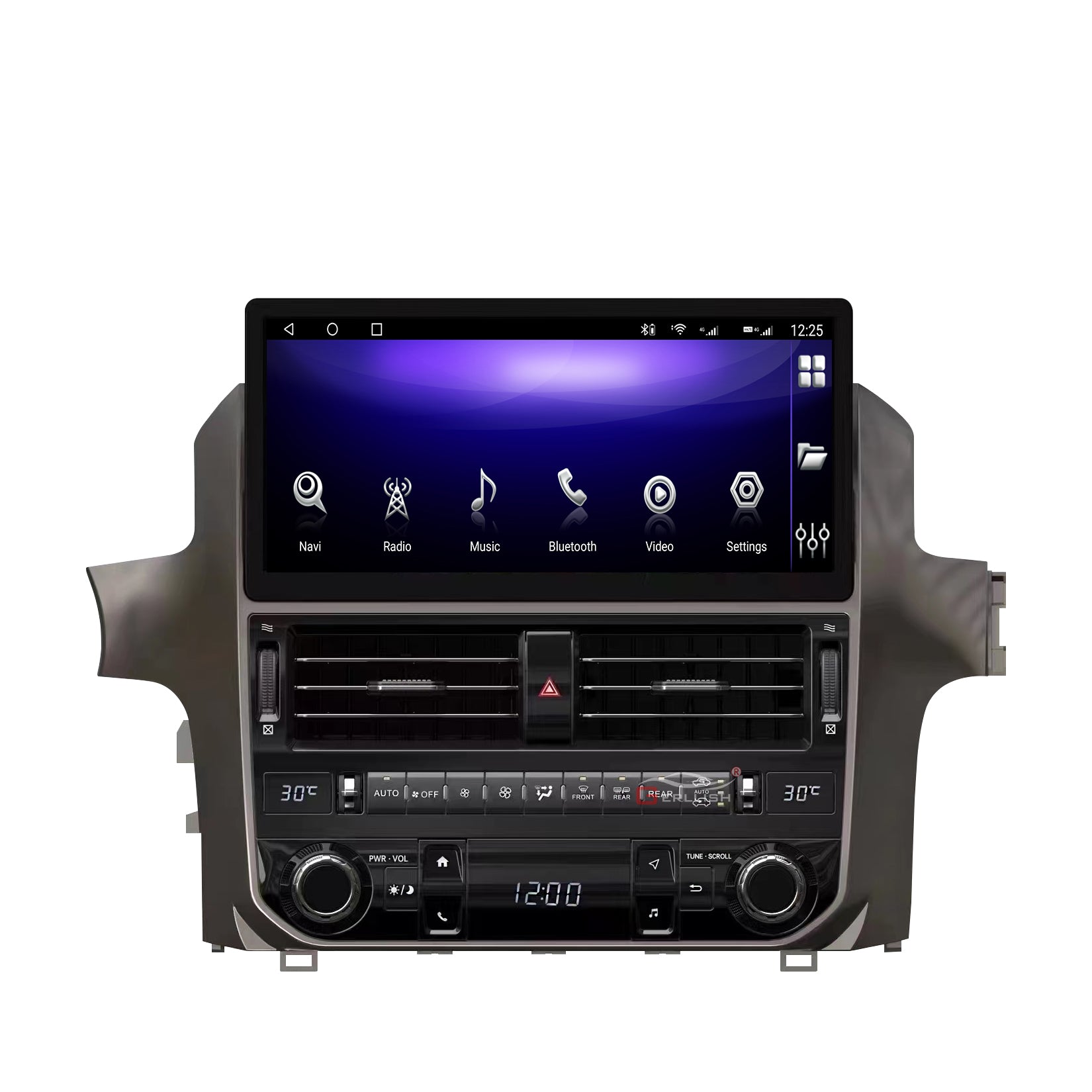 12.3inch Android Car Radio For Lexus GX400 GX460 2009 - 2022 Upgrade the new template dashboard