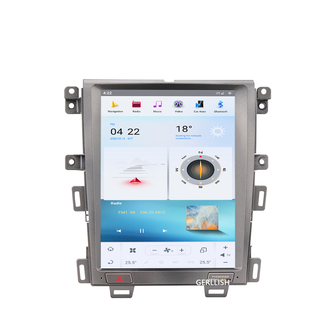 Ford EDGE android dvd player gps navigation