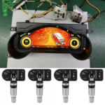 Gerllish TPMS & Steering Wheel Control Kit for Toyota FJ Cruiser Digital Instrument Cluster
