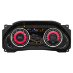 12.3" Full LCD Digital Instrument Cluster Silver Ring Edition for Nissan Patrol Y62 Armada Infiniti QX56 QX80 (2010-2021)
