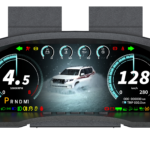 12.3 Inch Digital Instrument Cluster for Toyota Land Cruiser Prado LC150 2010-2022 Wireless CarPlay Android Auto Dashboard