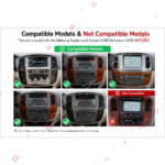 Toyota Land Cruiser LC100 Lexus LX470 2003-2007 16.2 Inch Android Radio with Wireless CarPlay - Image 2